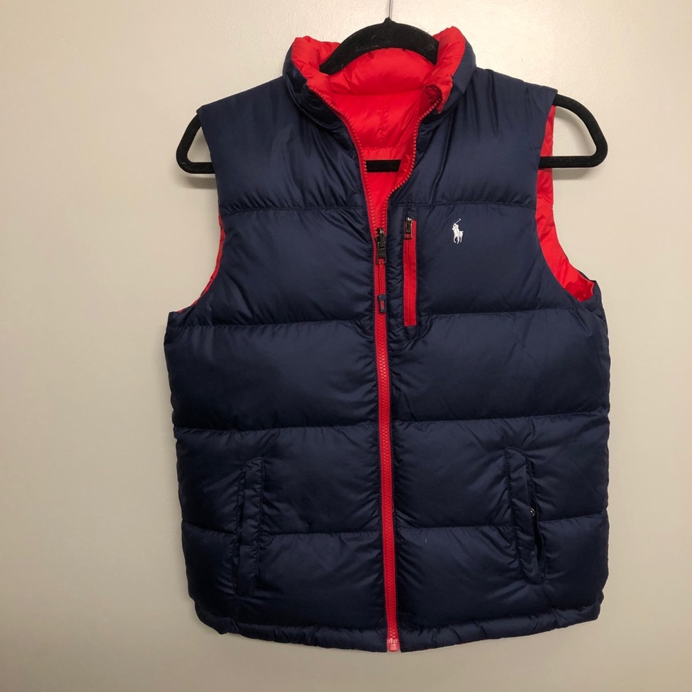 Polo Ralph Lauren down puffer vest reversible